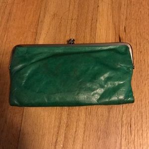 Green Hobo Lauren Clutch